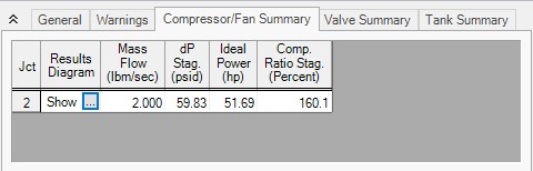 The Pump Summary tab of the Output window.